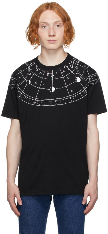 Photo: Marcelo Burlon County of Milan Black Astral T-Shirt