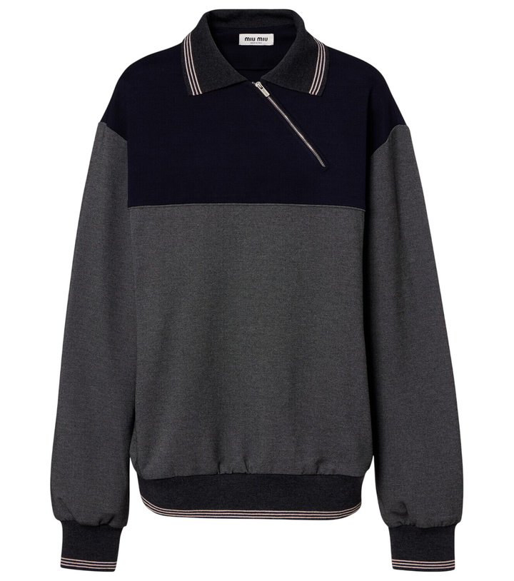 Photo: Miu Miu Polo sweatshirt