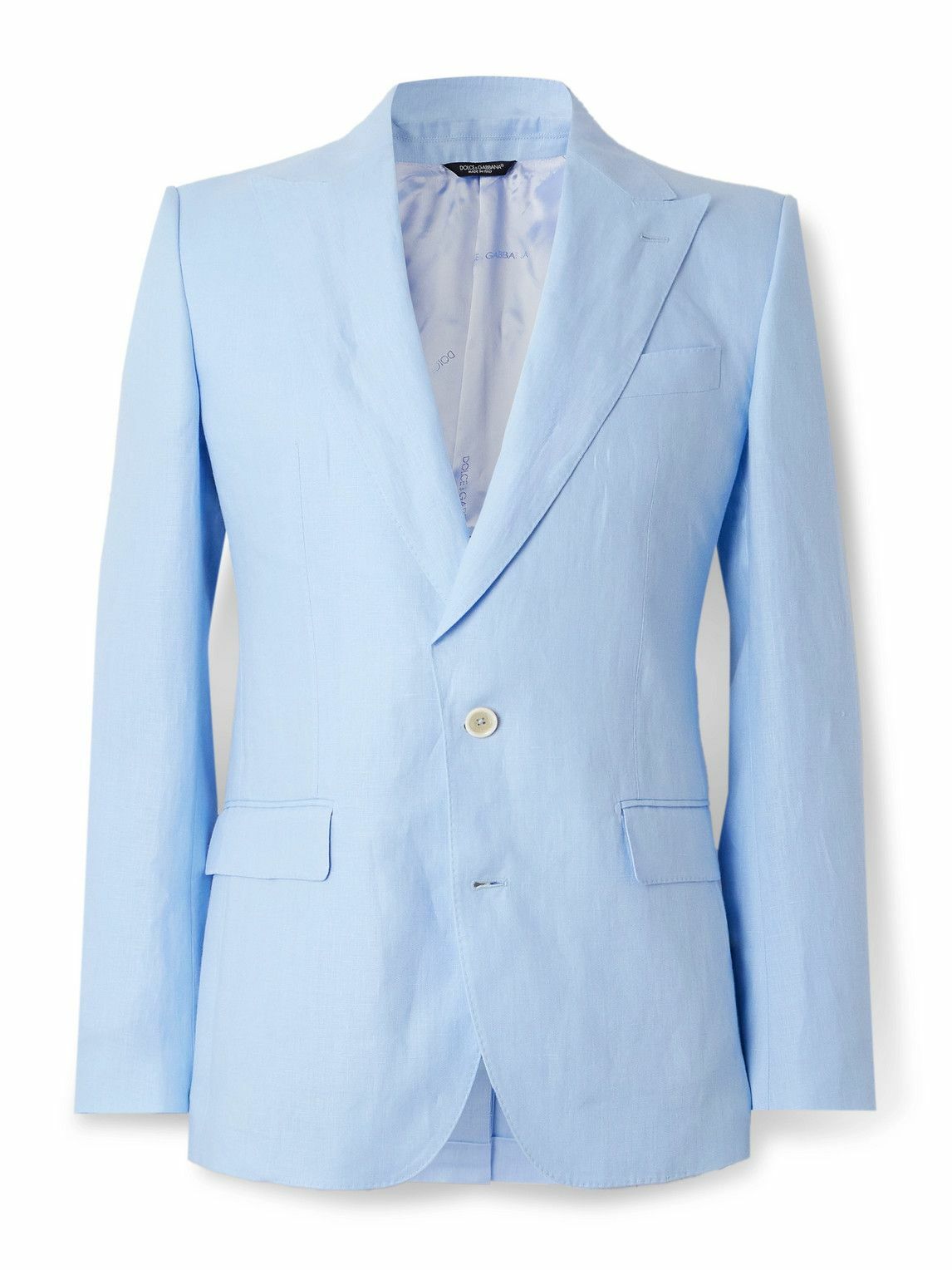 Dolce&Gabbana - Linen Suit Jacket - Blue