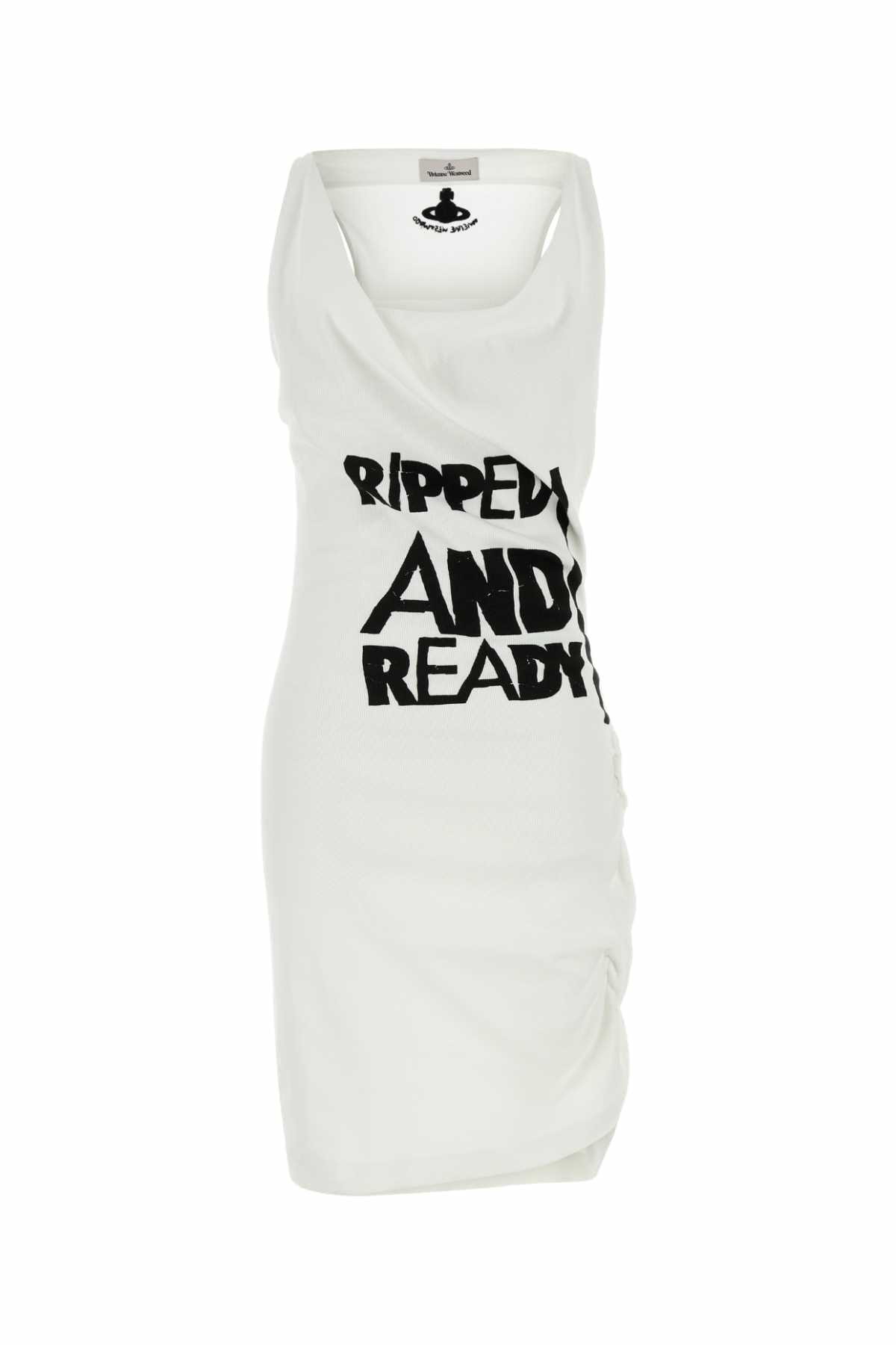 ★ vivienne westwood Ripped & Ready コットン ワンピ ★ Vivienne Westwood（ヴィヴィアンウエストウッド）の「ｵｰｶﾞﾆｯｸ