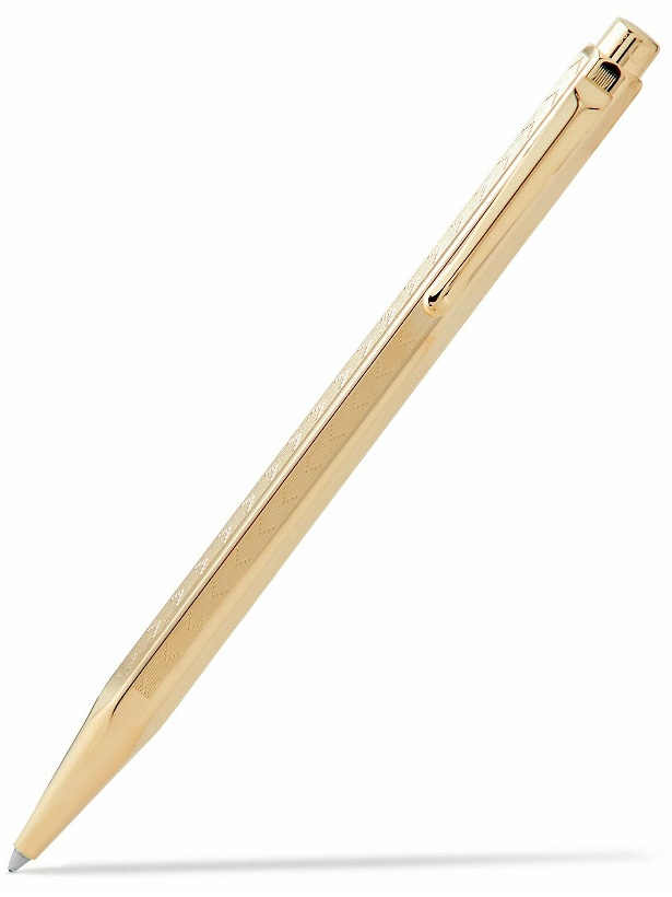 Photo: Caran D'Ache - Ecridor Textured Gold-Tone Ballpoint Pen