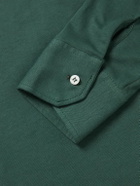 MP Massimo Piombo - Cotton-Jersey Polo Shirt - Green