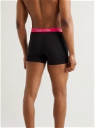 Calvin Klein Underwear - Three-Pack Cotton-Blend Boxer Briefs - Black