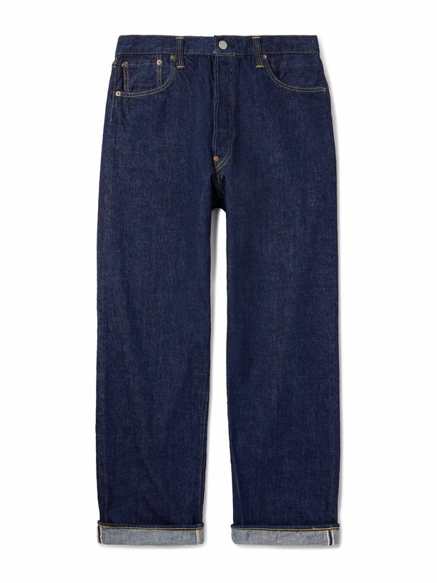 Photo: OrSlow - Grand Dad's Straight-Leg Selvedge Jeans - Blue