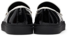 Human Recreational Services SSENSE Exclusive Black & White Patent Loafers
