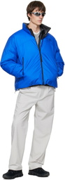 The North Face Blue Pertex Nuptse Reversible Down Jacket