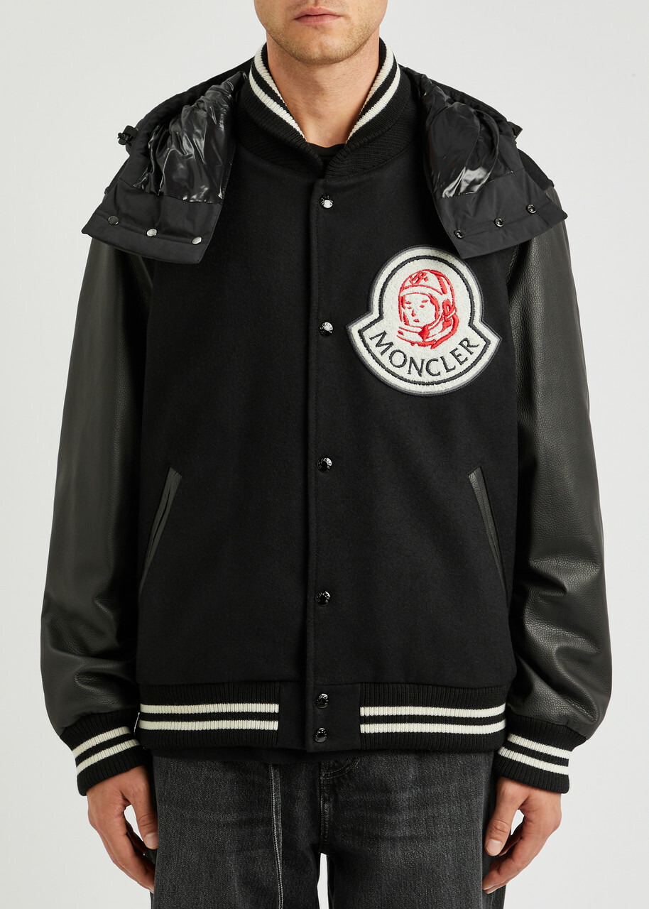 MONCLER Billionaire Boys Club パーカー Lサイズ MONCLER GENIUS + Billionaire Boys Club Logo-Print Appliquéd Cotton