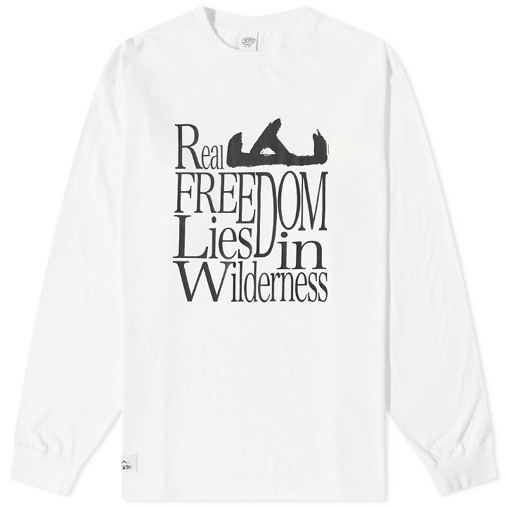 Photo: Manastash Men's Long Sleeve Real Freedom T-Shirt in White