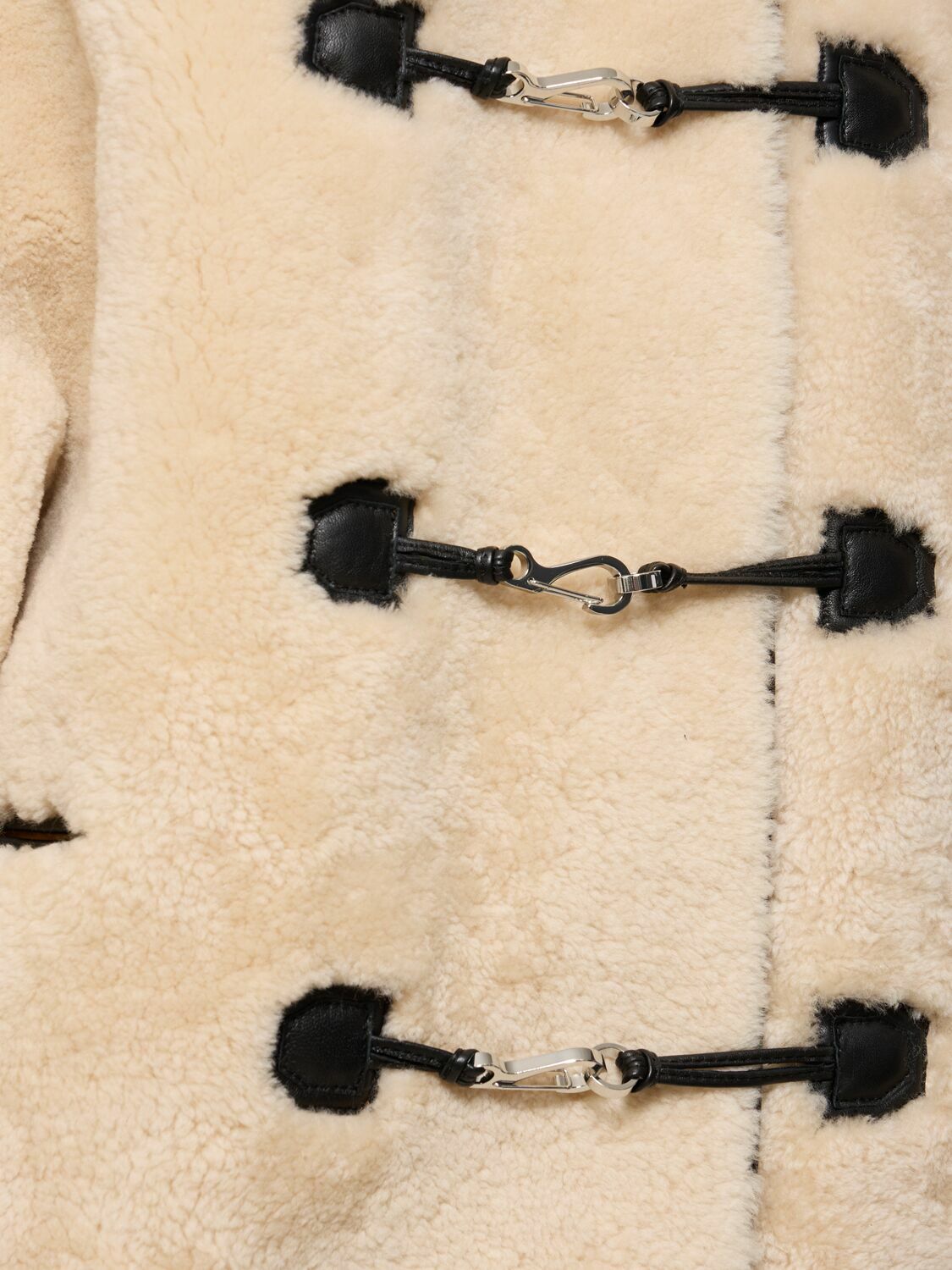 TOTEME Teddy Shearling Clasp Jacket