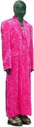 VETEMENTS Pink Button Up Coat