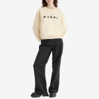 Marni Women's Logo Sweatshirt in Ivory