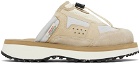 Suicoke Beige & Gray BOMA-ab Slip-On Loafers