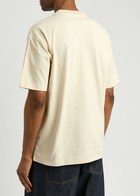 Carhartt Wip Eldon Logo Cotton T-shirt Cream