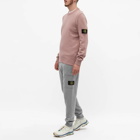 Stone Island Men's Brushed Cotton Pocket Jogger in Grey Marl