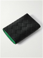 Bottega Veneta - Intrecciato Leather Key Pouch - Black