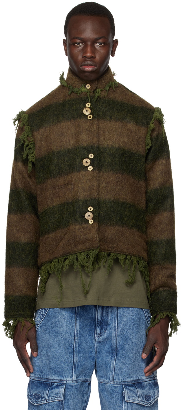 Solitude Studios Brown & Green Overgrown Jacket