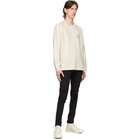 Nudie Jeans Off-White Logo Bodie Long Sleeve T-Shirt