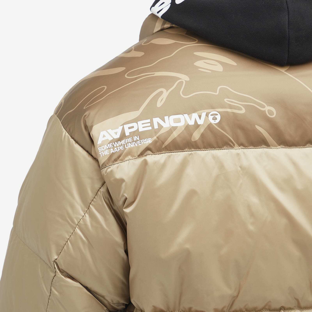 ジャケット・アウター AAPE NOW DOWN JACKET(camouflage) Men's AAPE Now Camo Down Jacket in Dark Beige AAPE by A Bathing Ape