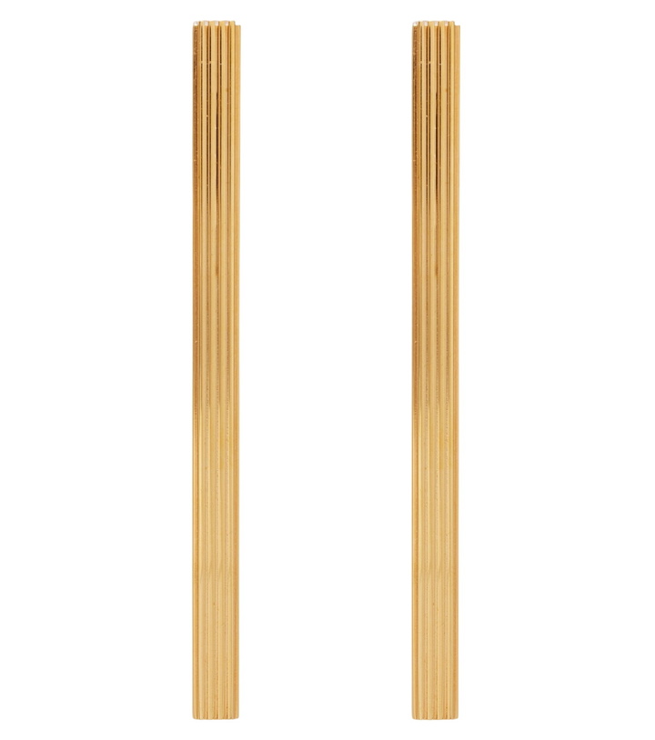 Photo: Khaite Empire 18kt gold-plated drop earrings
