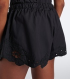 SIR Klara emboirdered cotton shorts