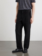 Rag & Bone - Evan Straight-Leg Wool and Linen-Blend Trousers - Black