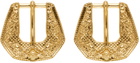 Balmain Gold Western Earrings