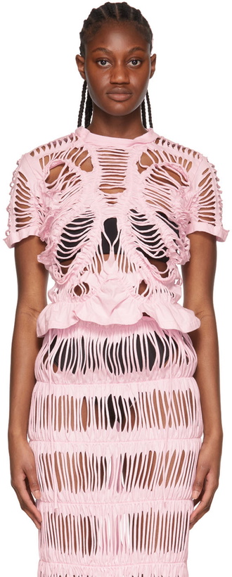 Photo: Sia Arnika SSENSE Exclusive Pink Cotton T-Shirt