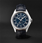 Vacheron Constantin - Fiftysix Automatic Complete Calendar 40mm Stainless Steel and Alligator Watch, Ref. No. 4000E/000A-B548 - Navy