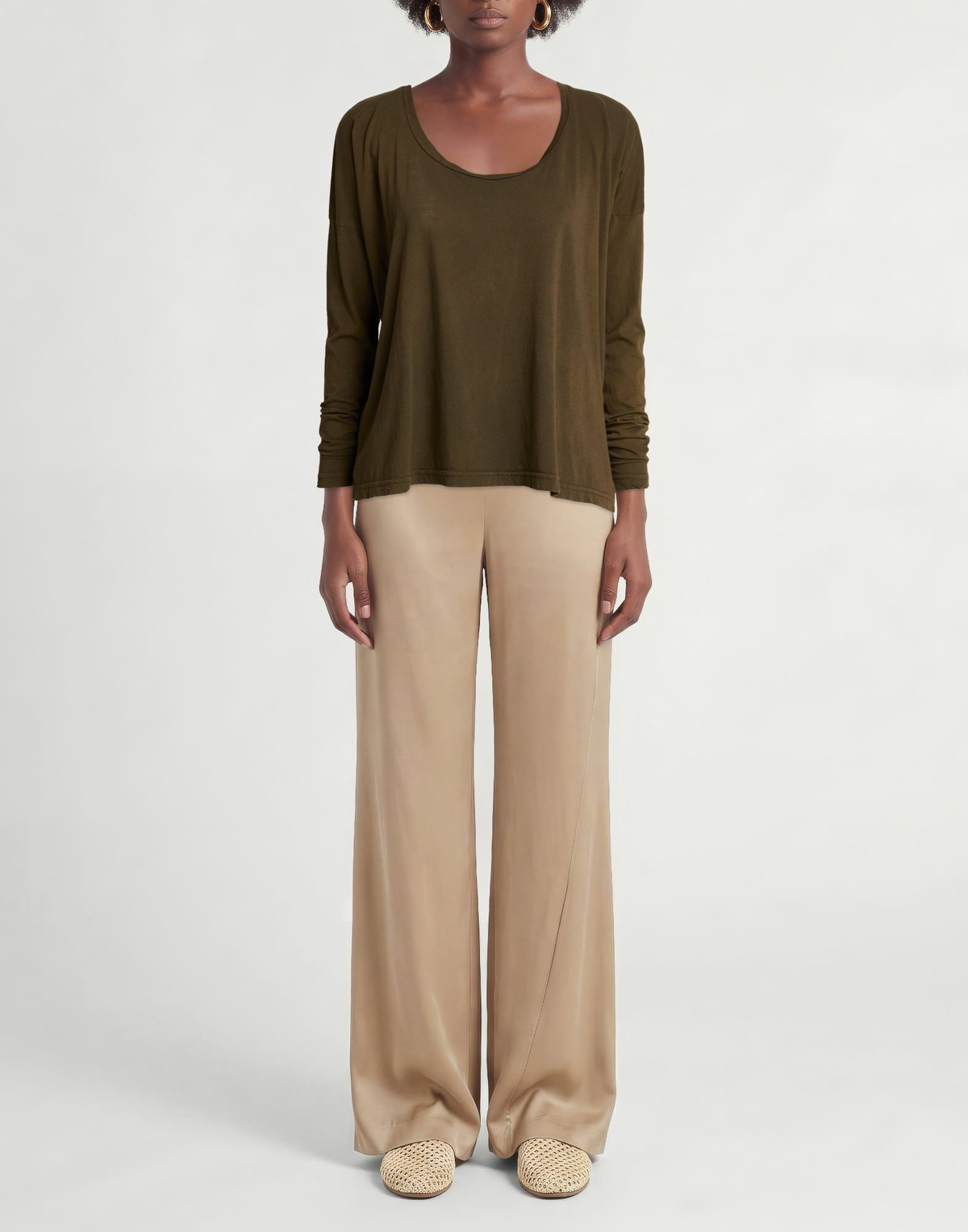 Crossley Womens T-shirt Military in Green