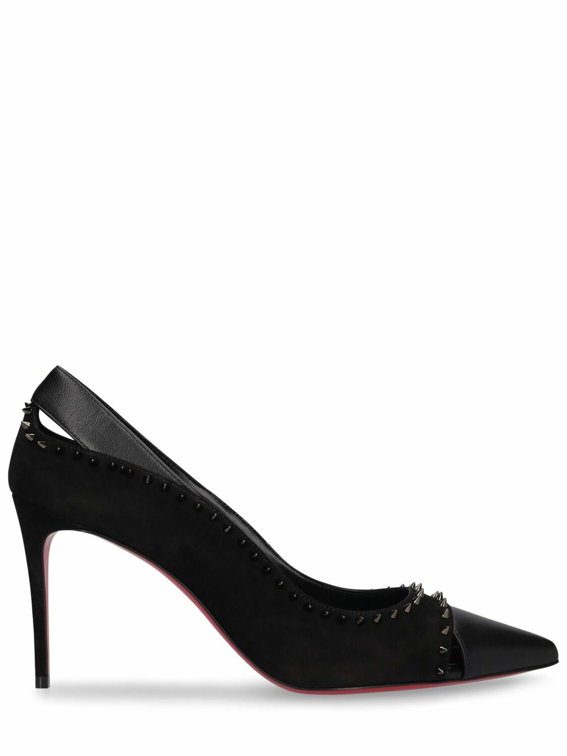 大人気★ Christian Louboutin DUVETTE SPIKES パンプス Christian Louboutin - Duvette Spikes 85mm in Leche