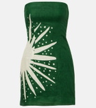Cala de la Cruz Carla printed linen minidress