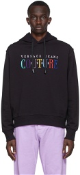 Versace Jeans Couture Black Iconic Logo Hoodie