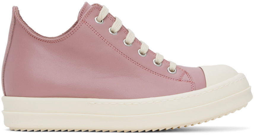 Rick Owens Pink Low Sneakers Rick Owens