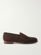 Grenson - Lloyd Suede Loafers - Brown