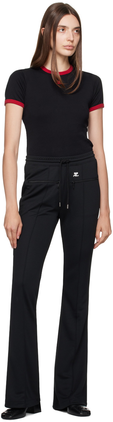 BLACK FLARE SWEATPANT