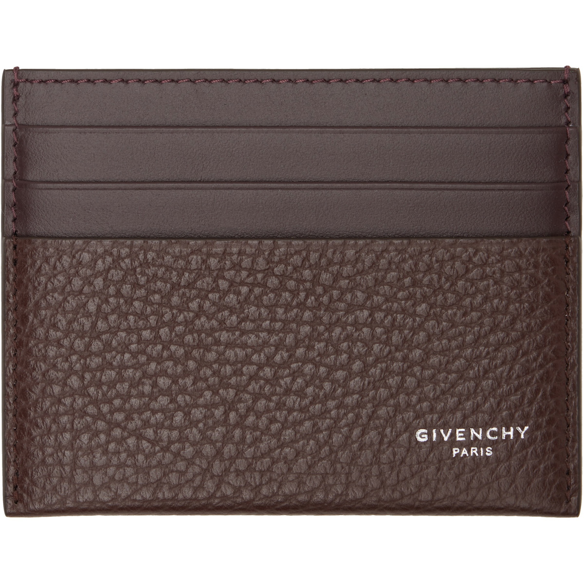 Givenchy Brown Logo Card Holder