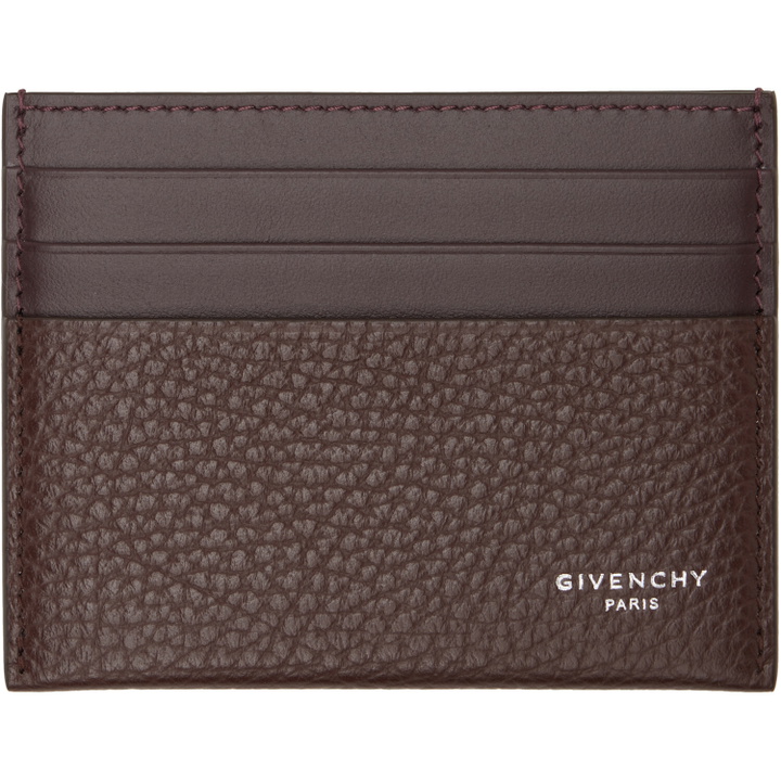 Photo: Givenchy Brown Logo Card Holder