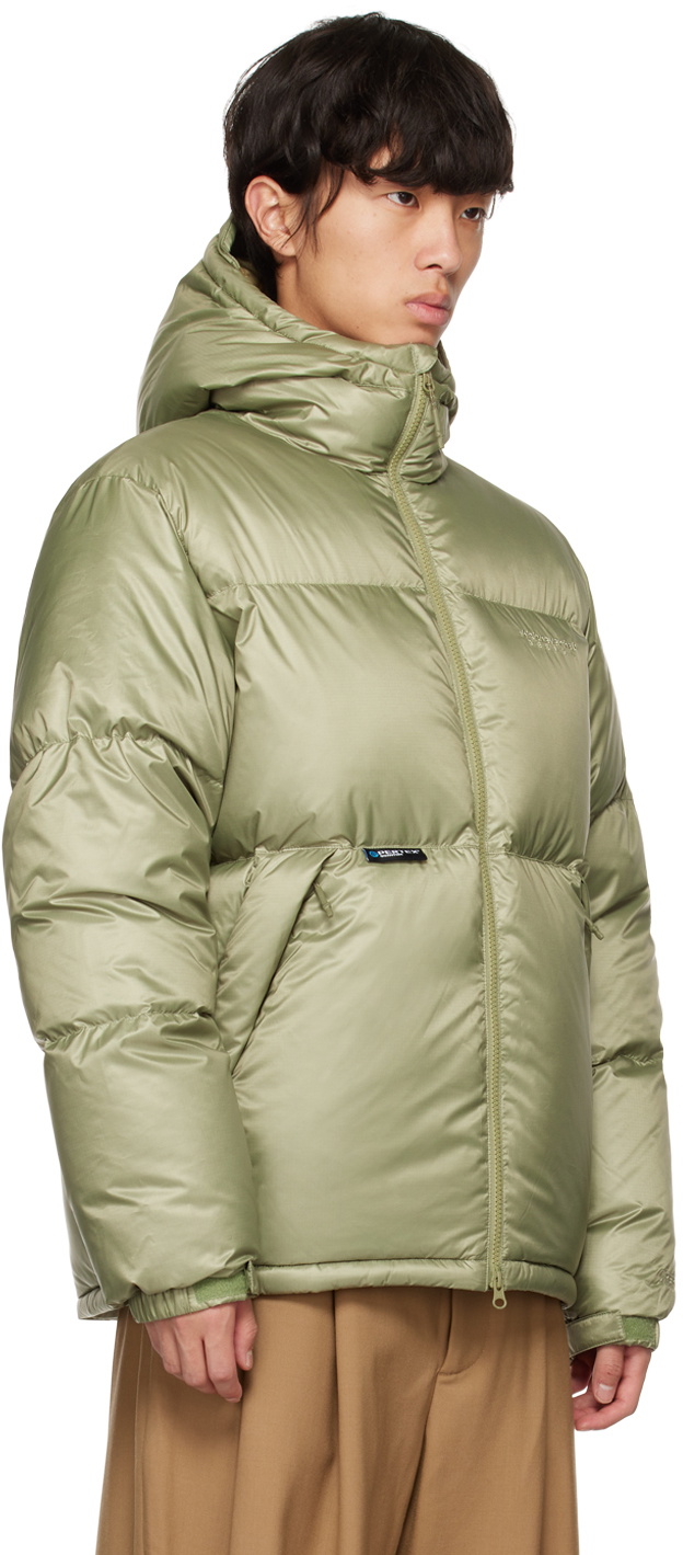 thisisneverthat Green Hooded Down Jacket thisisneverthat