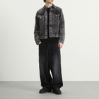 Aries Men's Reversible Temple Waffle Long Sleeve T-Shirt in Black
