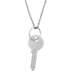 Maison Margiela Silver Key Necklace