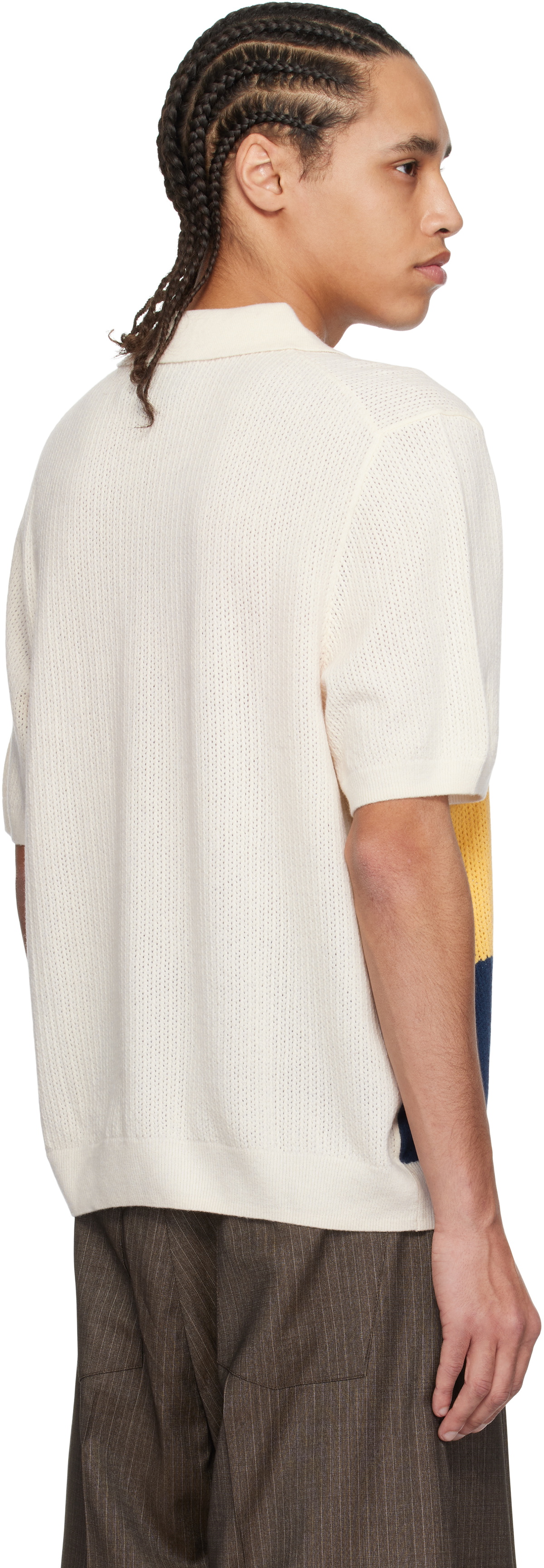 Glass Cypress SSENSE Exclusive Multicolor Knit Polo