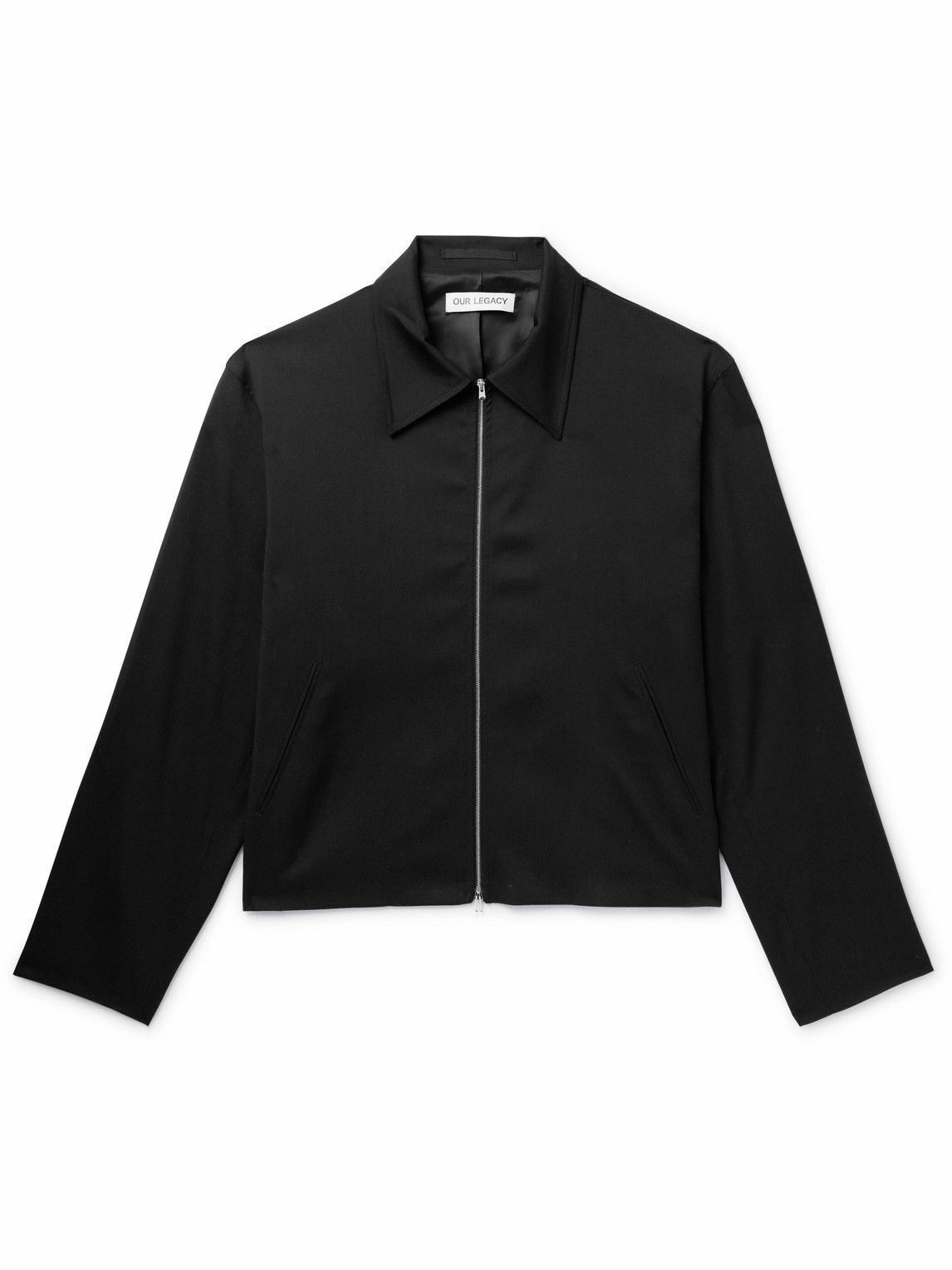 Our Legacy - Wool-Twill Blouson Jacket - Black Our Legacy