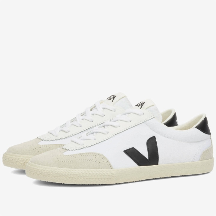 Photo: Veja Men's Volley Sneakers in White/Black