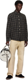 Fred Perry Black Classic Barrel Bag