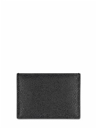 THOM BROWNE - Single Grained Leather Card Holder