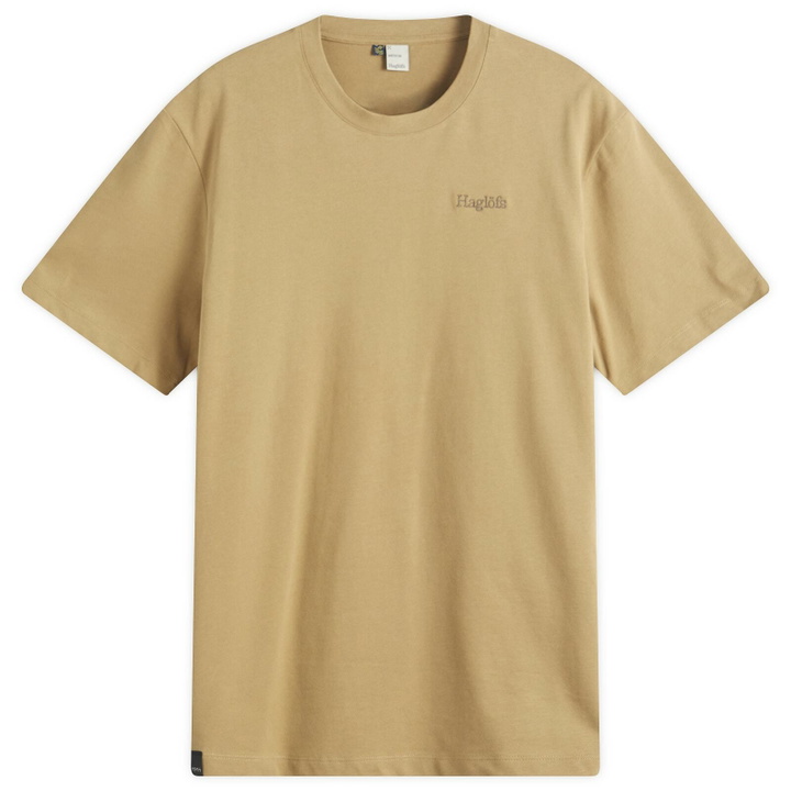 Photo: Haglöfs Men's Logo T-Shirt in Oak Brown