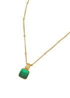 Missoma X Lucy Williams Square Malachite 18kt Gold-plated Necklace - Green - One Size