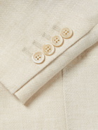 Brunello Cucinelli - Linen, Wool and Silk-Blend Blazer - Neutrals