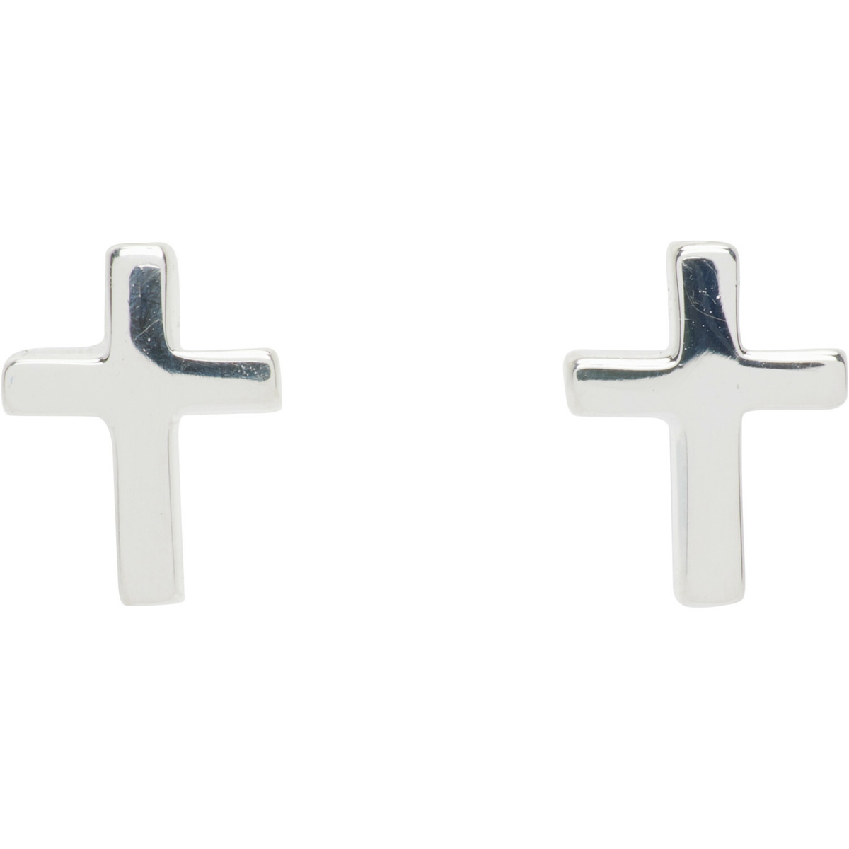 Stolen Girlfriends Club Tiny Stolen Cross Earrings