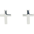 Stolen Girlfriends Club Tiny Stolen Cross Earrings